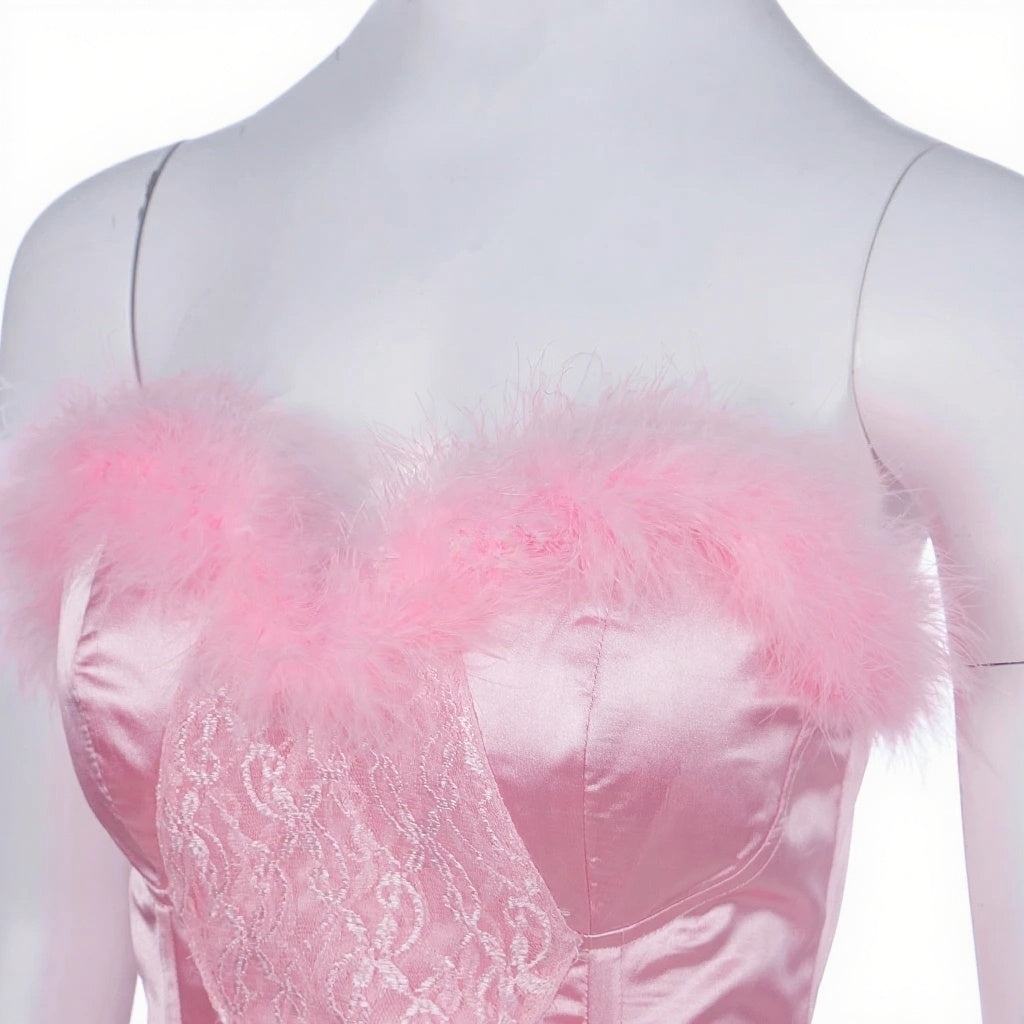 Elle Woods Pink Bunny Cosplay Costume