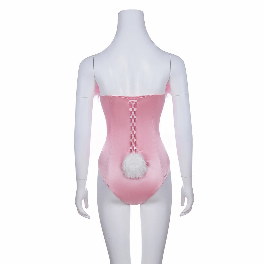 Elle Woods Pink Bunny Cosplay Costume
