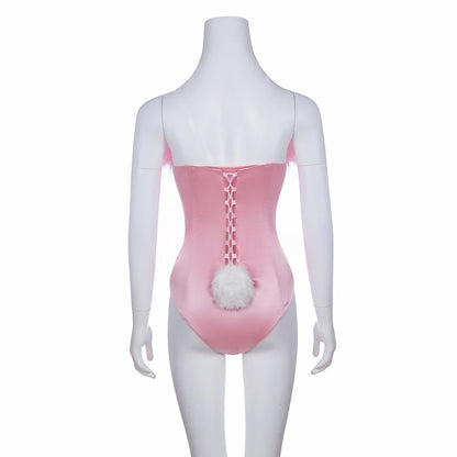 Elle Woods Pink Bunny Cosplay Costume
