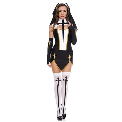 Sexy Nun Cosplay Costume