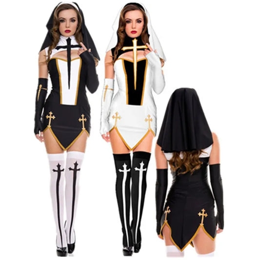 Sexy Nun Cosplay Costume