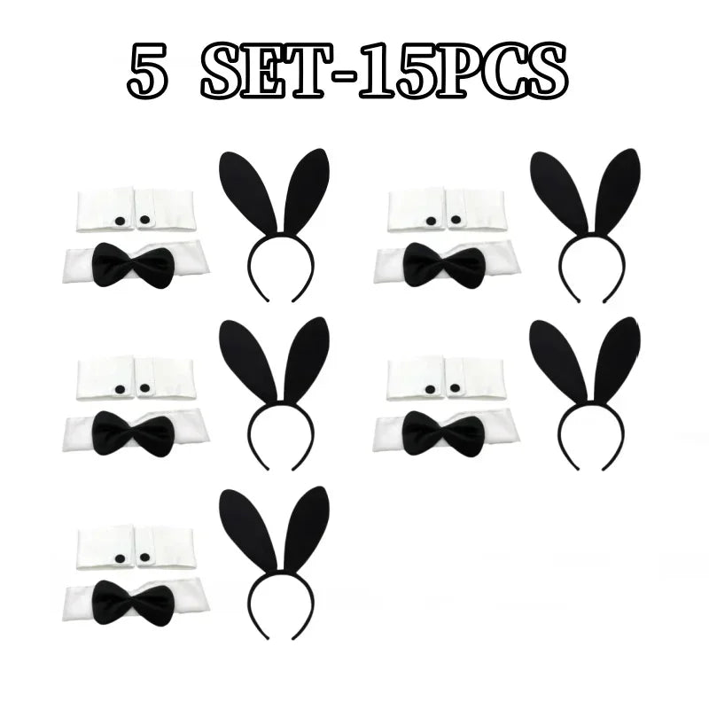 Leather Bunny Ear Headband