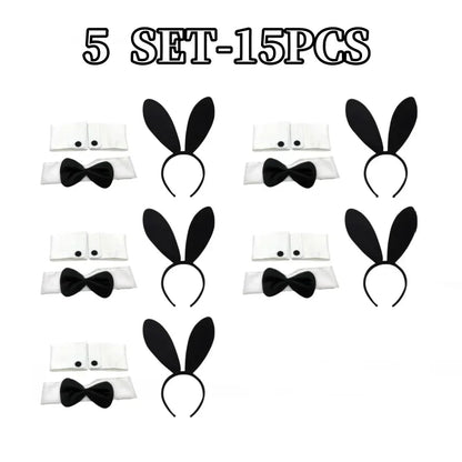 Leather Bunny Ear Headband