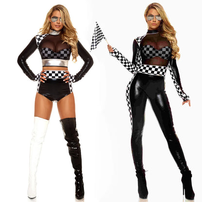 Sexy Race Car Driver Cosplay Costume