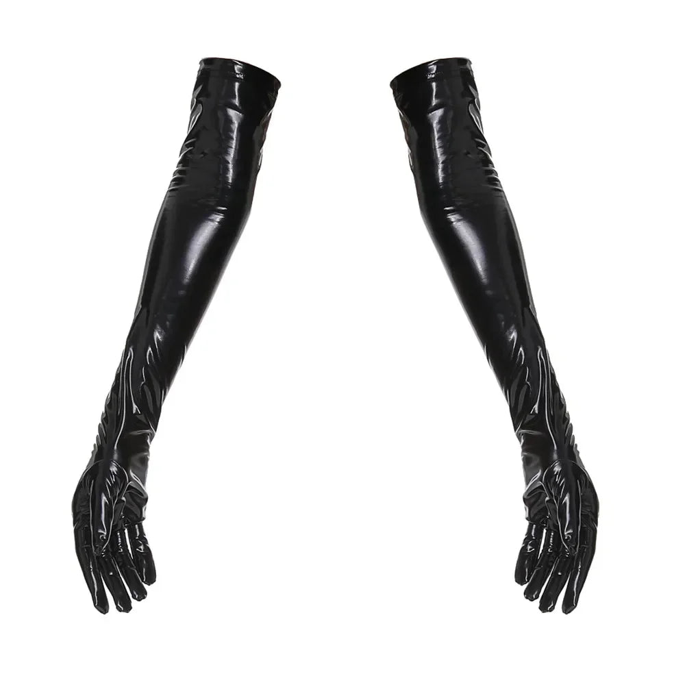 Wetlook PVC Dress Set