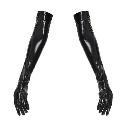 Wetlook PVC Dress Set