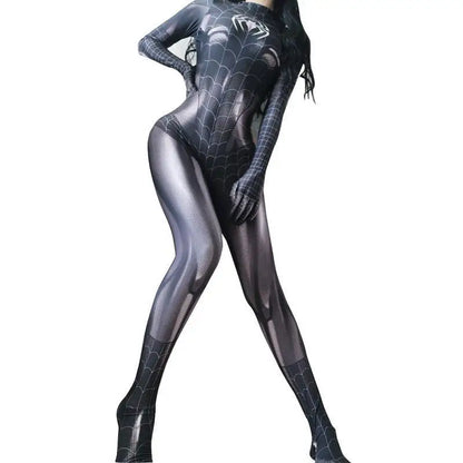 Sexy Black Cat Superhero Jumpsuit