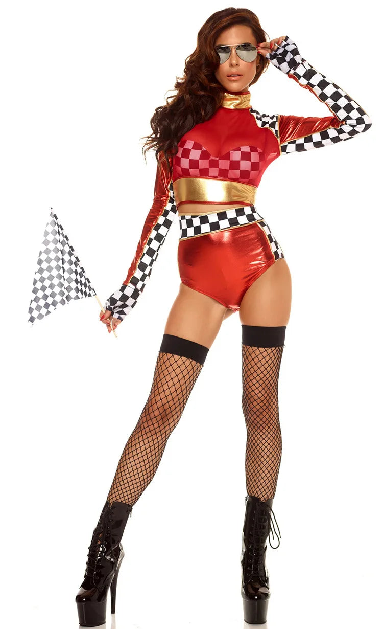 Sexy Race Car Driver Cosplay Costume
