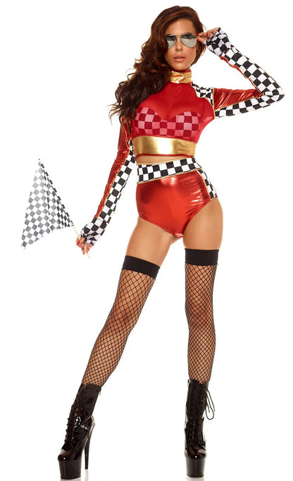 Sexy Race Car Driver Cosplay Costume