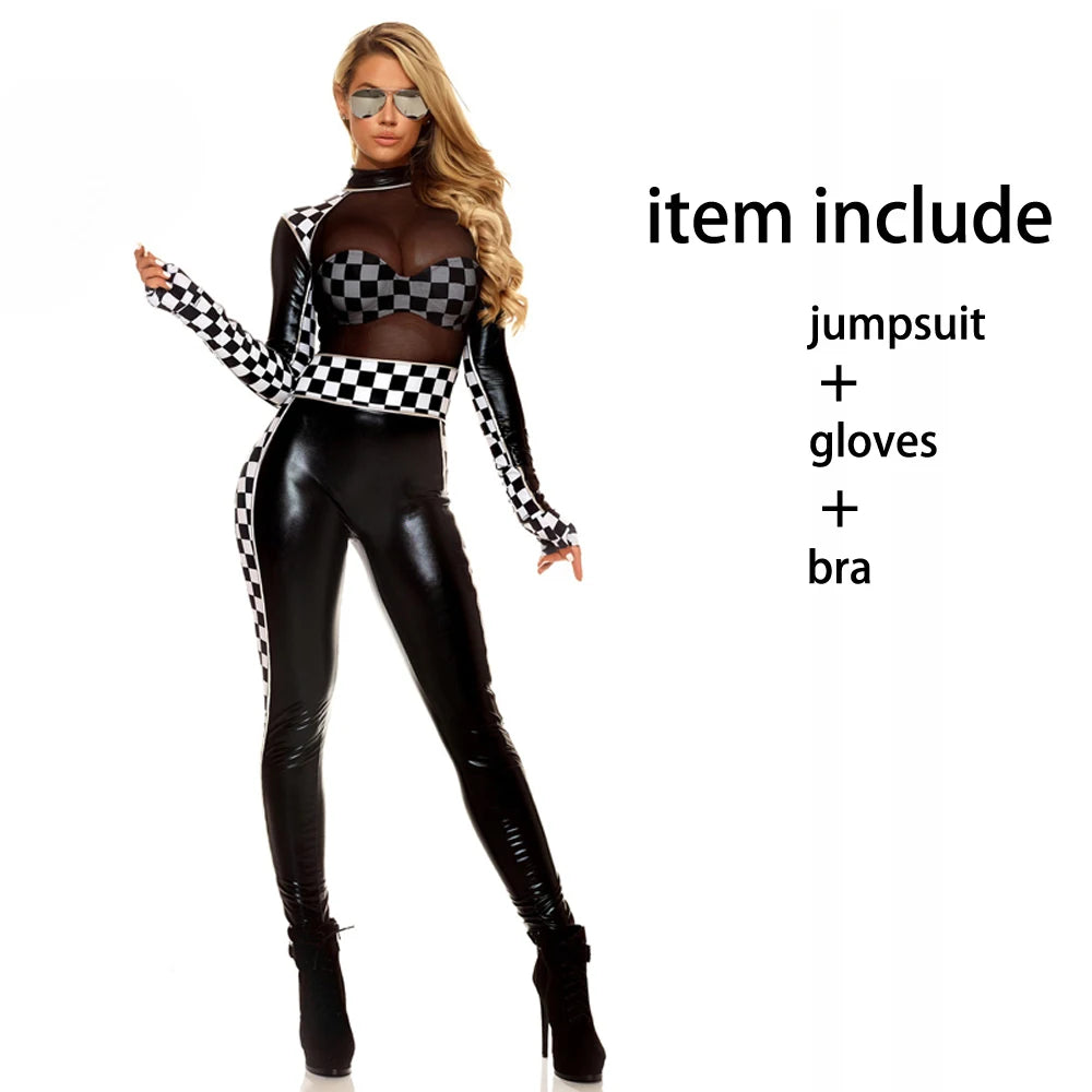 Sexy Race Car Driver Cosplay Costume