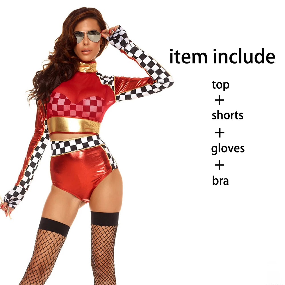 Sexy Race Car Driver Cosplay Costume
