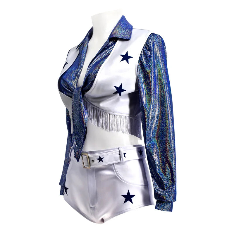 Sexy Dallas-Style Cheerleader Costume