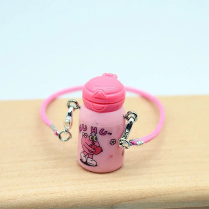 Pink White Striped Sweater for Labubu Doll