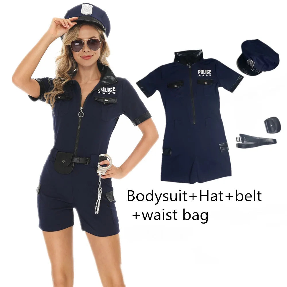 Sexy Policewoman Cosplay Costume