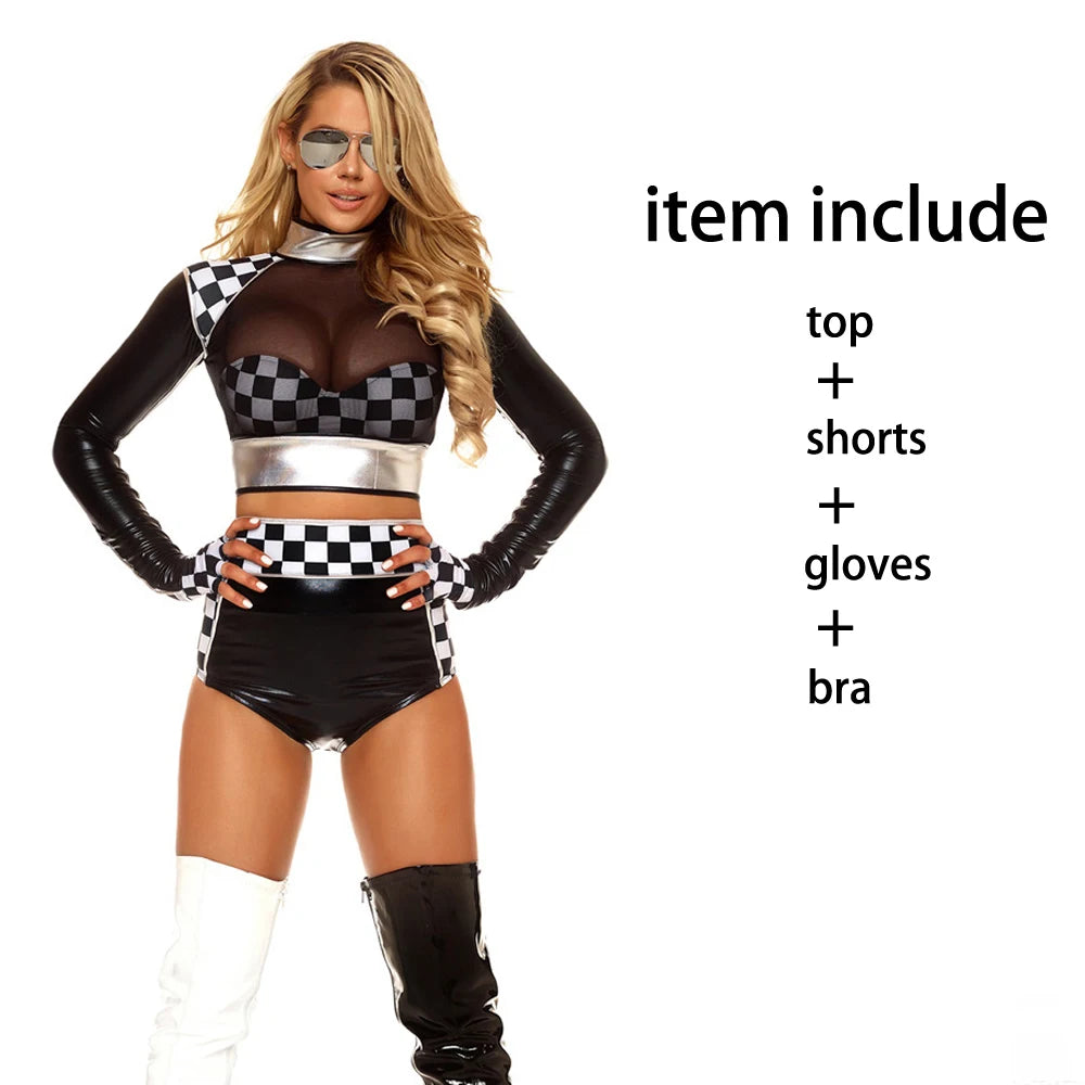 Sexy Race Car Driver Cosplay Costume