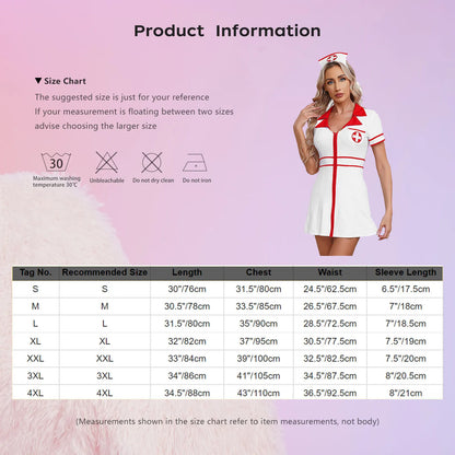 Sexy Nurse Cosplay Costume Set