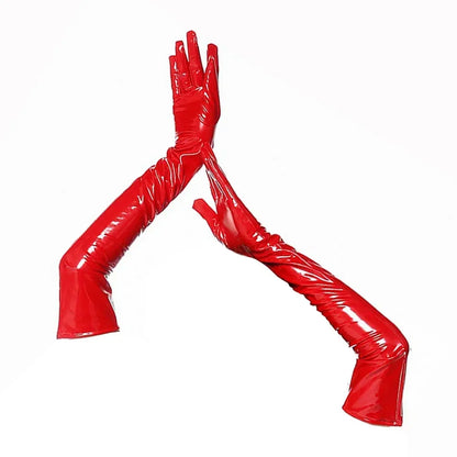 Wetlook PVC Dress Set