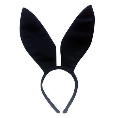 Leather Bunny Ear Headband