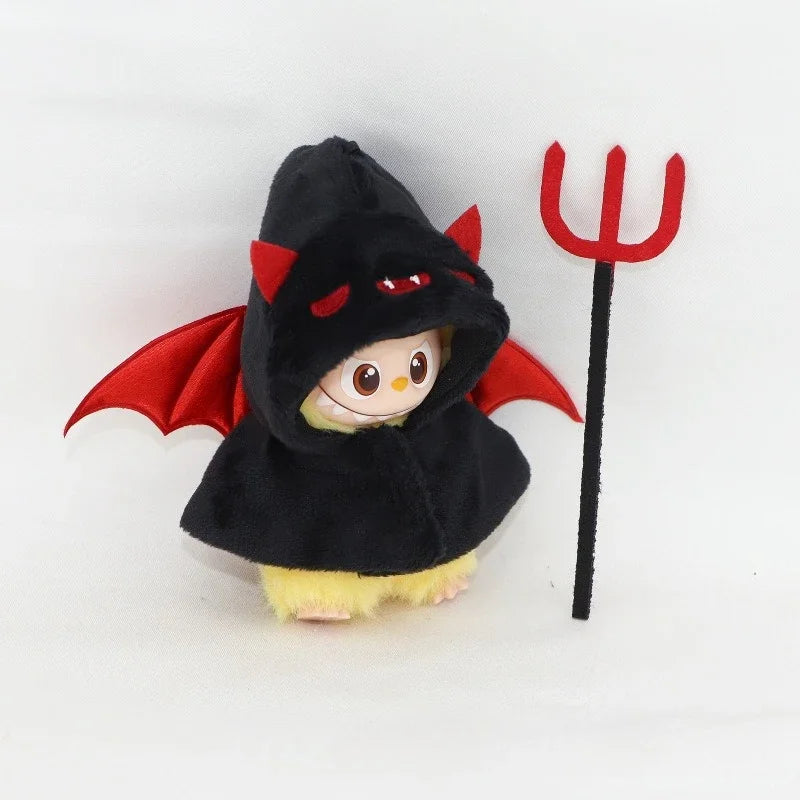 Labubu 4.0 Devil Cloak & Fork Outfit