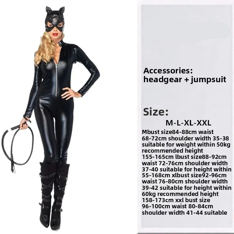 Sexy Catwoman Party Jumpsuit