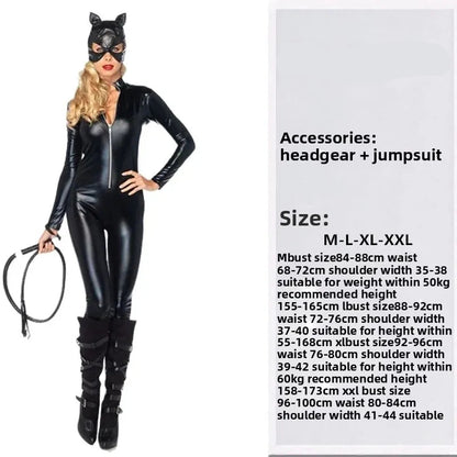 Sexy Catwoman Party Jumpsuit