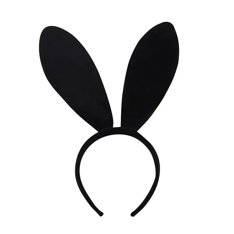 Leather Bunny Ear Headband