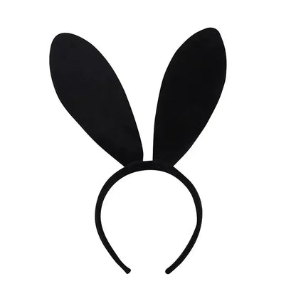 Leather Bunny Ear Headband