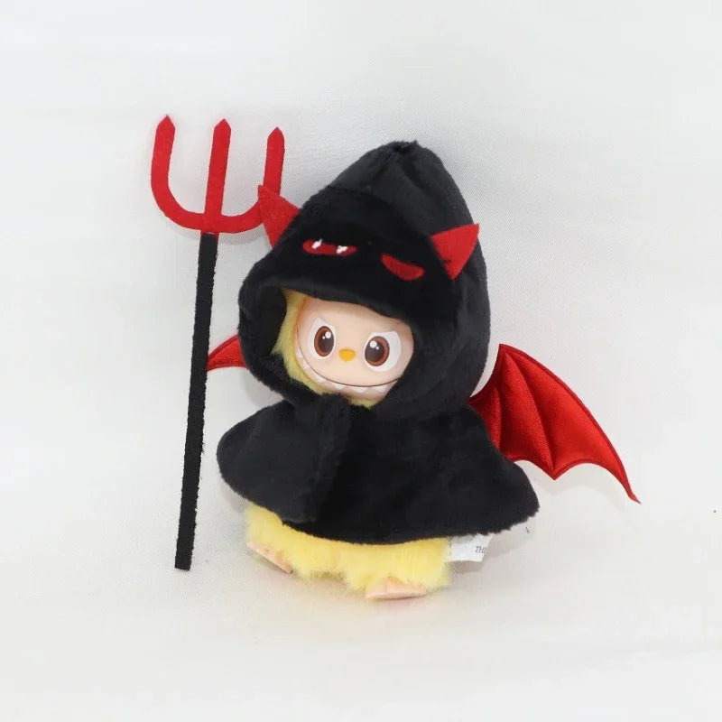 Labubu 4.0 Devil Cloak & Fork Outfit