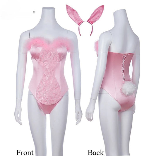 Elle Woods Pink Bunny Cosplay Costume