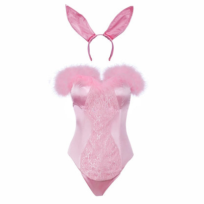 Elle Woods Pink Bunny Cosplay Costume